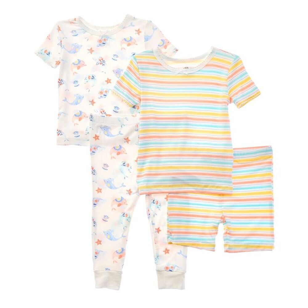 Little Me 4Pc Dolphin 4Pc Pj
